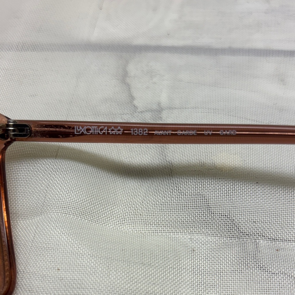 Vintage Luxottica Avant Garde Brown Gradient Sunglasses - Picture 3 of 9